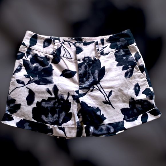 INC International Concepts Pants - INC Floral Print Cuffed Shorts